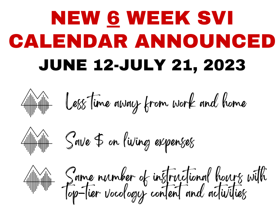 SVI 2022 schedule June 12 through July 29